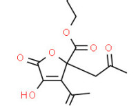 Propyl 3-acetyl-2,5-dihydro-4-hydroxy-5-oxo-2-(2-oxopropyl)furoate