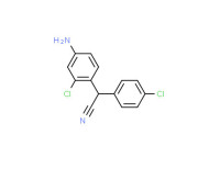 (4-amino-2-chlorophenyl)(4-chlorophenyl)acetonitrile