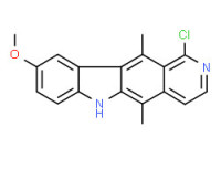 1-chloro-9-methoxy-5,11-dimethyl-6H-pyrido[4,3-b]carbazole