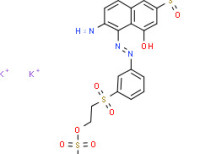 Dipotassium 6-amino-4-hydroxy-5-[[3-[[2-(sulphonatooxy)ethyl]sulphonyl]phenyl]azo]naphthalene-2-sulphonate