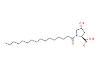 (2S,4R)-1-hexadecanoyl-4-hydroxypyrrolidine-2-carboxylic acid