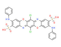 6,13-dichloro-3,10-bis(phenylamino)triphenodioxazine-2,9-disulphonic acid