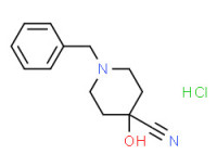 1-benzyl-4-hydroxypiperidine-4-carbonitrile monohydrochloride