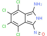 Bis(3-amino-4,5,6,7-tetrachloro-1H-isoindol-1-one oximato-N2,O1)nickel