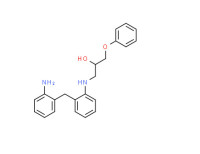 1-[[[(aminophenyl)methyl]phenyl]amino]-3-phenoxypropan-2-ol