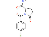 (±)-N,N-diethyl-1-(4-fluorobenzoyl)-5-oxopyrrolidine-2-carboxamide