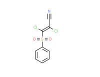 2,3-dichloro-3-(phenylsulphonyl)acrylonitrile