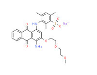 Sodium 3-[[4-amino-9,10-dihydro-3-[2-(2-methoxyethoxy)ethoxy]-9,10-dioxo-1-anthryl]amino]-2,4,6-trimethylbenzenesulphonate