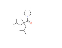 1-[2,4-dimethyl-2-(isobutyl)-1-oxopentyl]pyrrolidine