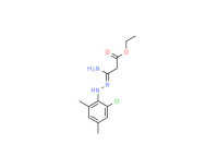 Ethyl 3-[2-(2-chloro-4,6-dimethylphenyl)hydrazino]-3-iminopropionate