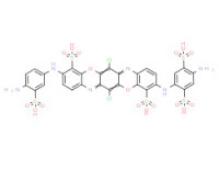 3-[(4-amino-2,5-disulphophenyl)amino]-10-[(4-amino-3-sulphophenyl)amino]-6,13-dichlorotriphenodioxazine-4,11-disulphonic acid