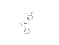 4-[(1-phenyl-1H-tetrazol-5-yl)thio]pyrocatechol