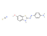 2-[[4-(dimethylamino)phenyl]azo]-6-methoxy-3-methylbenzothiazolium thiocyanate