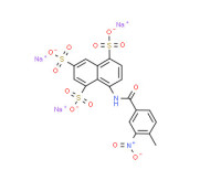 Trisodium 8-[(4-methyl-3-nitrobenzoyl)amino]naphthalene-1,3,5-trisulphonate