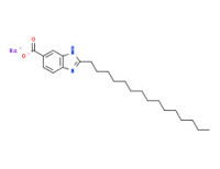 Sodium 2-pentadecyl-1H-benzimidazole-5-carboxylate