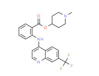 1-methyl-4-piperidinyl 2-[[7-(trifluoromethyl)quinolin-4-yl]amino]benzoate