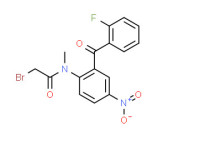 2-bromo-N-[2-(2-fluorobenzoyl)-4-nitrophenyl]-N-methylacetamide