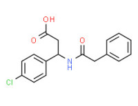3-(4-chlorophenyl)-3-(2-phenylacetamido)propanoic acid