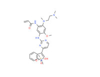 N-(2-((2-(dimethylamino)ethyl)(methyl)amino)-4-methoxy-5-((4-(1-methyl-1H-indol-3-yl)pyrimidin-2-yl)amino)phenyl)acrylamide methanesulfonate(AZD9291 mesylate)