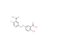 5-[(3-carboxy-4-chlorophenyl)azo]salicylic acid