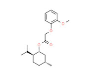 [1R-(1a,2ß,5a)]-5-methyl-2-(1-methylethyl)cyclohexyl (2-methoxyphenoxy)acetate