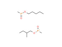 A mixture of: pentyl methylphosphinate; 2-methylbutyl methylphosphinate