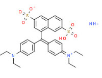 Hydrogen [4-[4-(diethylamino)-a-(3,7-disulphonato-1-naphthyl)benzylidene]cyclohexa-2,5-dien-1-ylidene]diethylammonium, ammonium salt