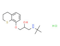 1-(tert-butylamino)-3-[(3,4-dihydro-2H-1-benzothiopyran-8-yl)oxy]propan-2-ol hydrochloride
