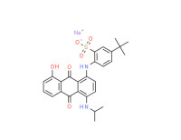 Sodium 5-tert-butyl-2-[[9,10-dihydro-8-hydroxy-4-(isopropylamino)-9,10-dioxoanthryl]amino]benzenesulphonate