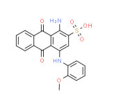 1-amino-9,10-dihydro-4-[(2-methoxyphenyl)amino]-9,10-dioxoanthracene-2-sulphonic acid