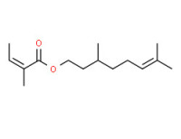 3,7-dimethyl-6-octenyl 2-methylisocrotonate