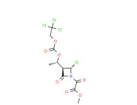 Methyl [2a,3ß(R*)]-2-chloro-a,4-dioxo-3-[1-[[(2,2,2-trichloroethoxy)carbonyl]oxy]ethyl]azetidine-1-acetate