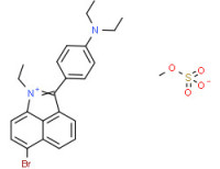6-bromo-2-[4-(diethylamino)phenyl]-1-ethylbenz[cd]indolium methyl sulphate
