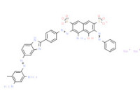 Disodium 4-amino-3-[[4-[5-[(2,4-diamino-5-methylphenyl)azo]-1H-benzimidazol-2-yl]phenyl]azo]-5-hydroxy-6-(phenylazo)naphthalene-2,7-disulphonate