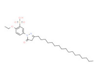 2-ethoxy-5-(4,5-dihydro-3-heptadecyl-5-oxo-1H-pyrazol-1-yl)benzenesulphonic acid