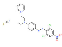 1-[2-[[4-[(2,6-dichloro-4-nitrophenyl)azo]phenyl]ethylamino]ethyl]pyridinium thiocyanate