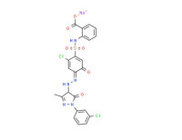 Sodium 2-[[[2-chloro-4-[[1-(3-chlorophenyl)-4,5-dihydro-3-methyl-5-oxo-1H-pyrazol-4-yl]azo]-5-hydroxyphenyl]sulphonyl]amino]benzoate