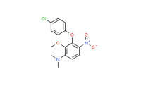 3-(4-chlorophenoxy)-2-methoxy-N,N-dimethyl-4-nitroaniline