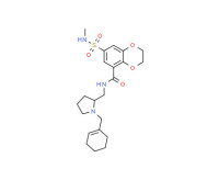 N-[[1-(cyclohex-1-en-1-ylmethyl)-2-pyrrolidinyl]methyl]-2,3-dihydro-7-(N-methylsulphamoyl)-1,4-benzodioxin-5-carboxamide