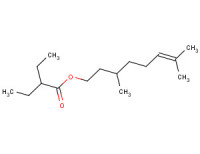 3,7-dimethyloct-6-enyl 2-ethylbutyrate