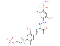 Ammonium sodium 5-methoxy-4-[[2-[[2-methoxy-5-methyl-4-[[2-(sulphonatooxy)ethyl]sulphonyl]phenyl]azo]-1,3-dioxobutyl]amino]-2-methylbenzenesulphonate