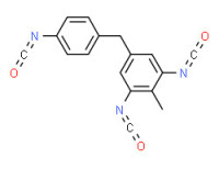 5-(p-isocyanatobenzyl)-2-methyl-m-phenylene diisocyanate