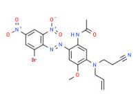 N-[2-[(2-bromo-4,6-dinitrophenyl)azo]-5-[(2-cyanoethyl)allylamino]-4-methoxyphenyl]acetamide