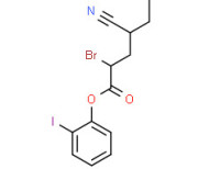 2-bromo-4-cyano-6-iodophenyl octanoate