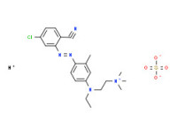 [2-[[4-[(5-chloro-2-cyanophenyl)azo]-3-methylphenyl]ethylamino]ethyl]trimethylammonium hydrogen sulphate