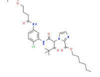 Hexyl 1-[1-[[[5-[[4-[2,4-bis(tert-pentyl)phenoxy]-1-oxobutyl]amino]-2-chlorophenyl]amino]carbonyl]-3,3-dimethyl-2-oxobutyl]-1H-imidazolecarboxylate