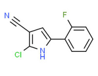 2-chloro-5-(2-fluorophenyl)-1H-pyrrole-3-carbonitrile