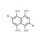 4,8-diamino-2,6-dibromonaphthalene-1,5-diol