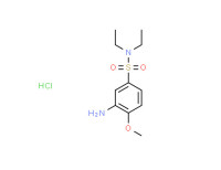 3-amino-N,N-diethyl-4-methoxybenzenesulphonamide monohydrochloride