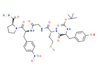 N-(tert-butoxycarbonyl)-L-tyrosyl-D-methionylglycyl-4-nitro-3-phenyl-L-alanyl-L-prolinamide